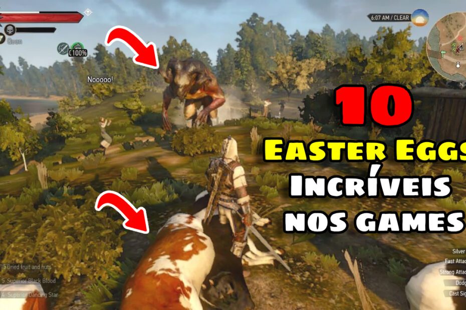 10 Easter Eggs Incríveis em Videogames que Muitos Jogadores Perdem