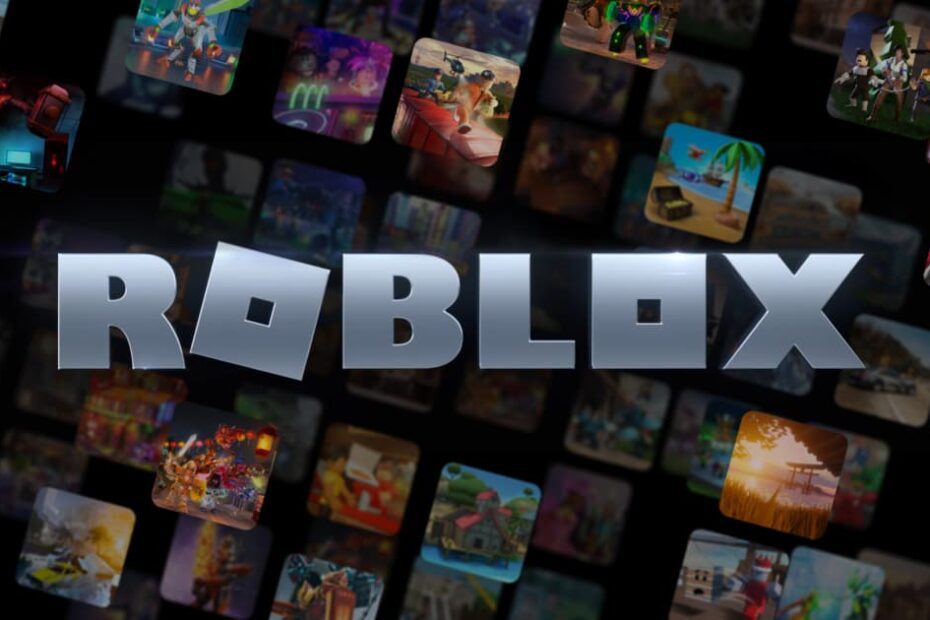 Logo do jogo Roblox.