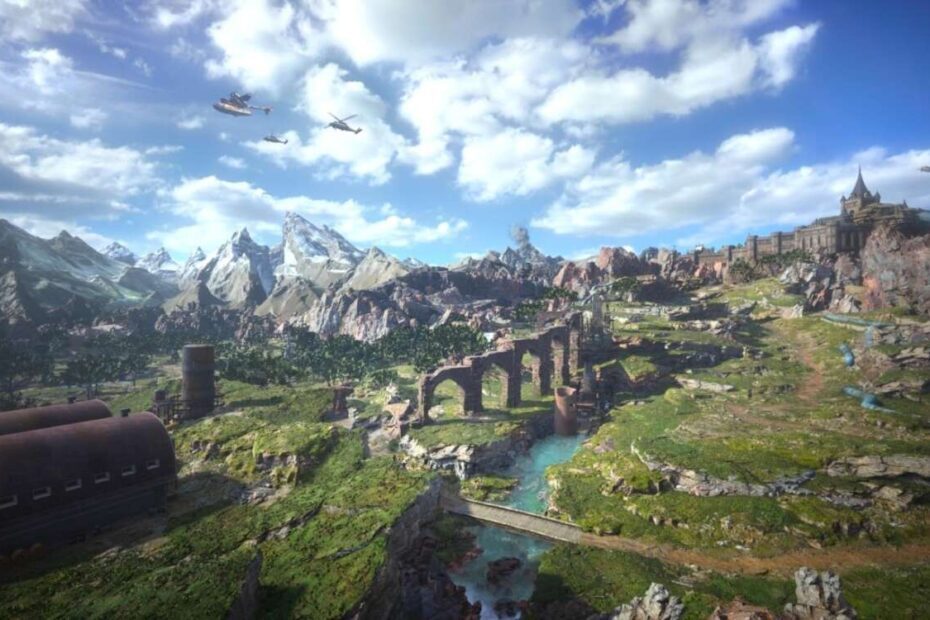 Mapa do mundo de Final Fantasy VII Rebirth foi inspirado pelos clássicos da série