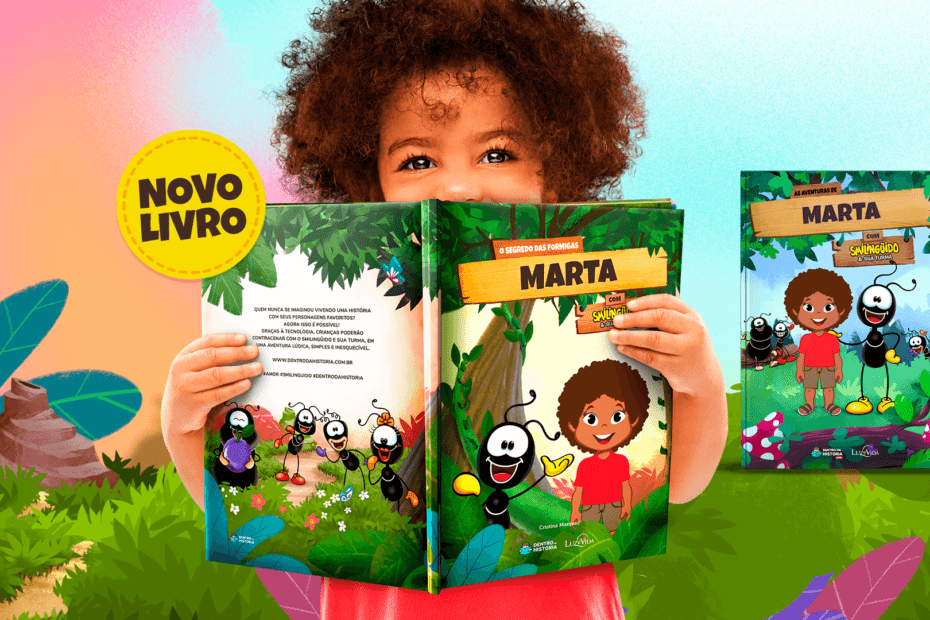 Novo livro infantil personalizado do Smilingüido fala sobre fé e confiança