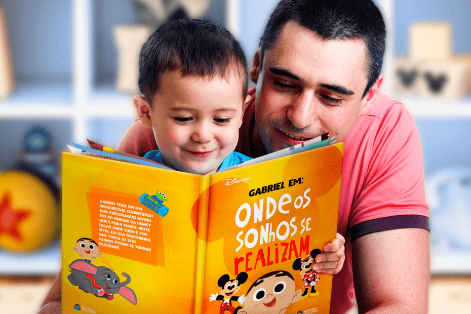 Livro personalizado da Disney