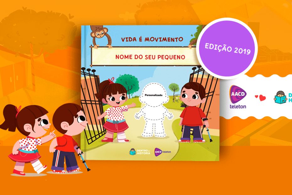 Teleton 2019: doe e ganhe um Livro Personalizado