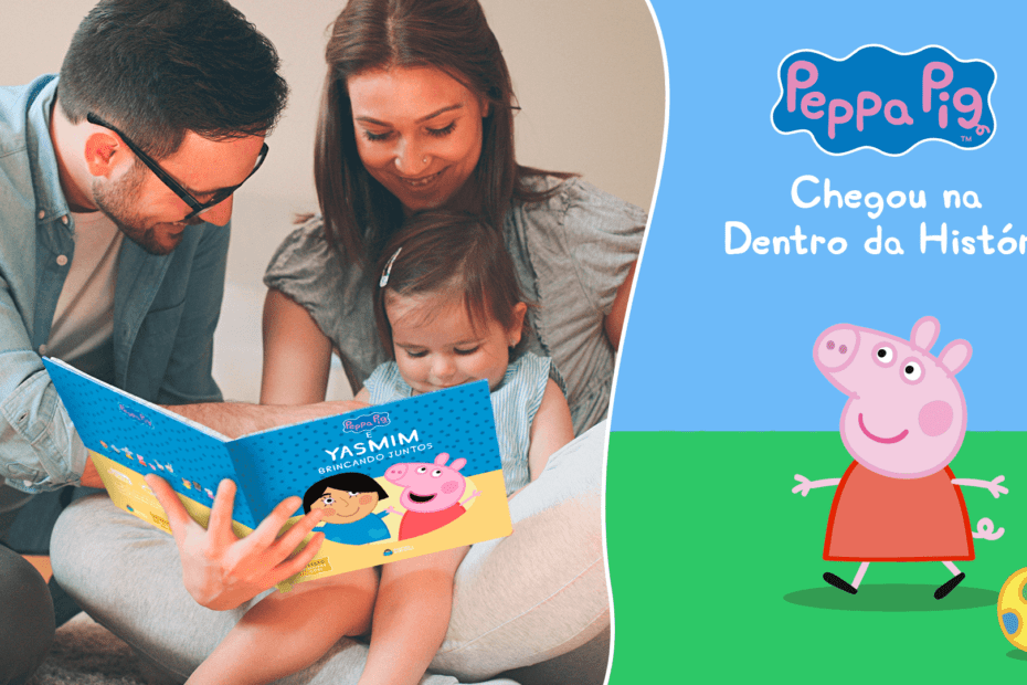 Lançamento! Conheça os livros personalizados da Peppa Pig