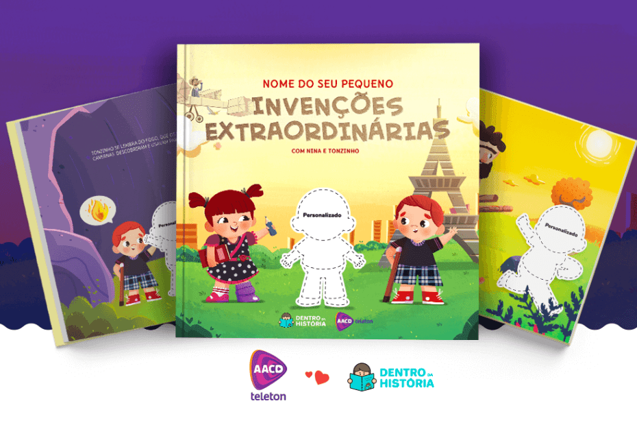 o livro personalizado do Teleton 2018