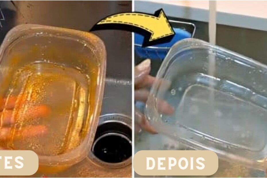 Truques para limpar manchas na tupperware sem esfregar – GosteiSalvei