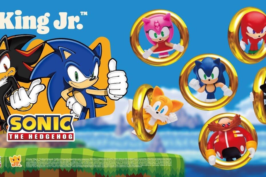 Burger King® Anuncia Brindes de Sonic para o Combo King Jr.