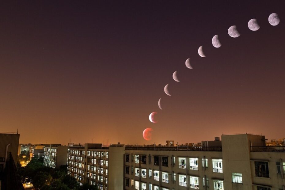 De quanto em quanto tempo acontece o Eclipse Lunar