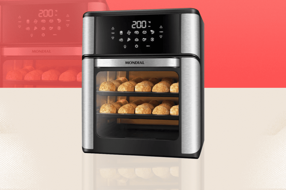 Testamos a Air Fryer Mondial Forno Oven 12L! Vale a pena?