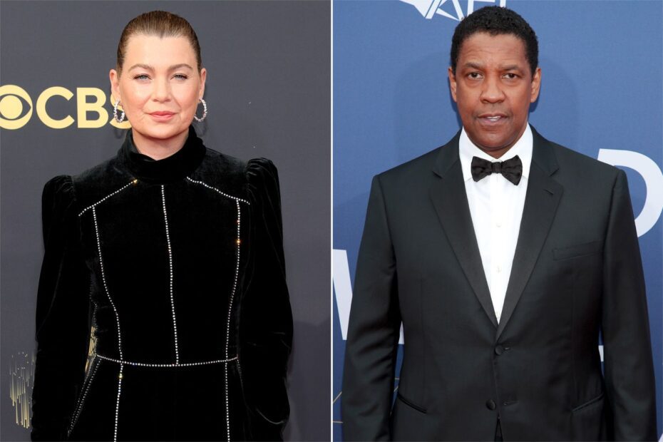 'Grey's Anatomy': Ellen Pompeo OFENDEU Denzel Washington em briga nos bastidores